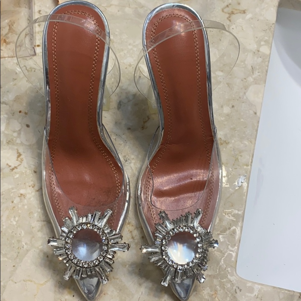 Amani muaddi replica glass slipper shoe